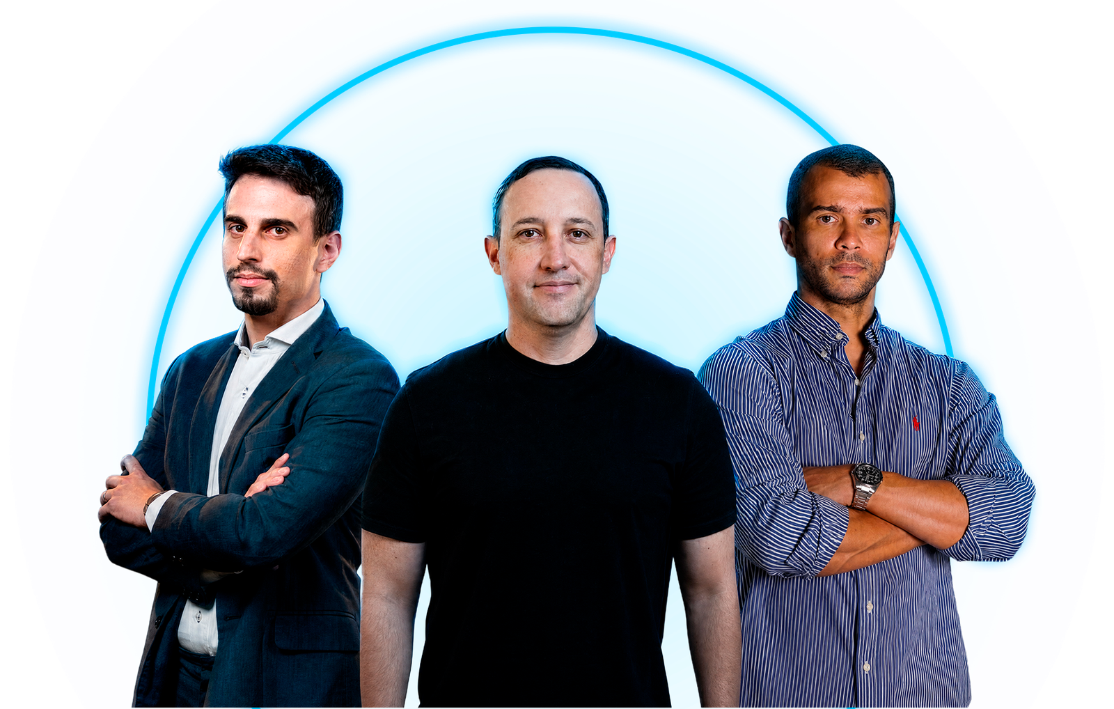 Sérgio Sanita, Guilherme Cunha e Luís Fontes